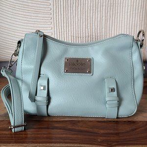 Small Nicole by Nicole Miller Handbag with Adjustable Shoulder Strap EUC